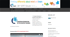 Desktop Screenshot of efpt.eu